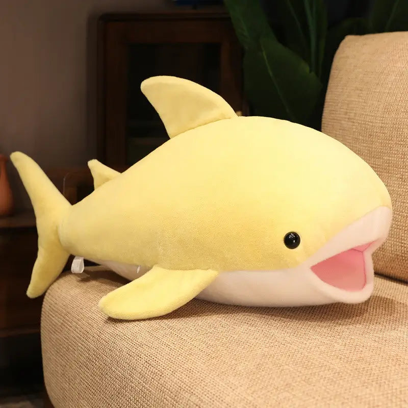 ぬいぐるみ サメ 大きい 55cm 70cm 120cm 150cm ライトブルー ピンク イエロー