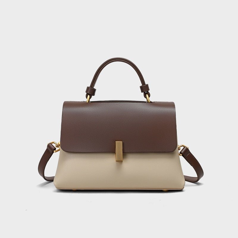 クラムシェルバッグ レディース 二層牛革 - ルクス・シャル Luxe Char