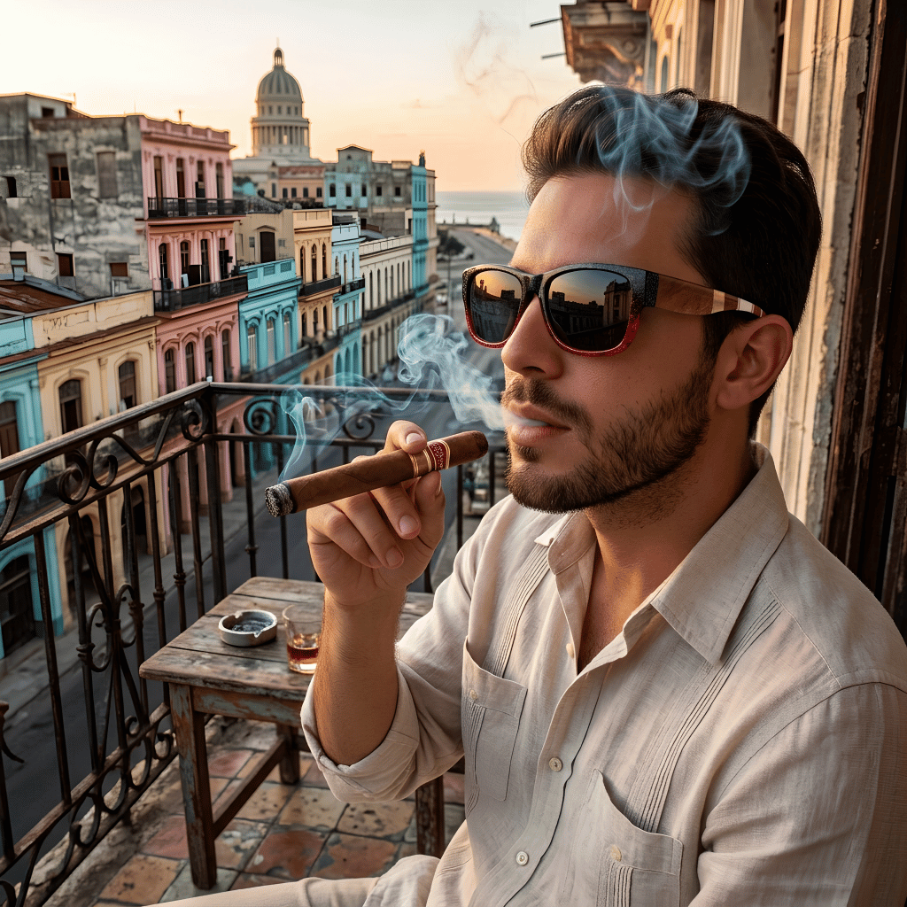 El Romeo Sunglasses — Habana Cigarro Edition