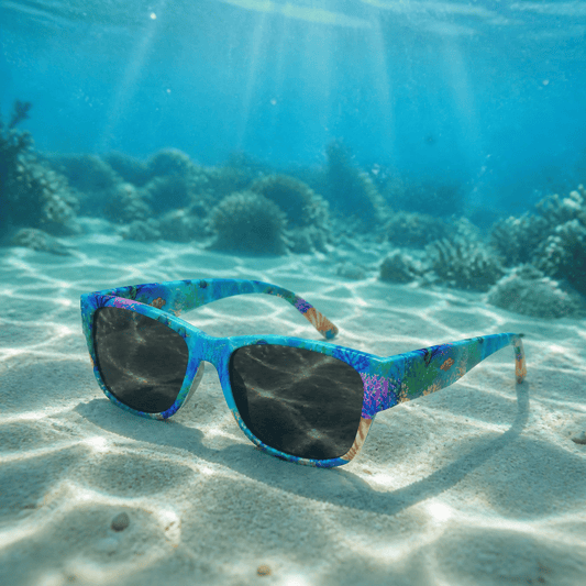 Coral Reef Sonnenbrille — Caribbean Deep Edition