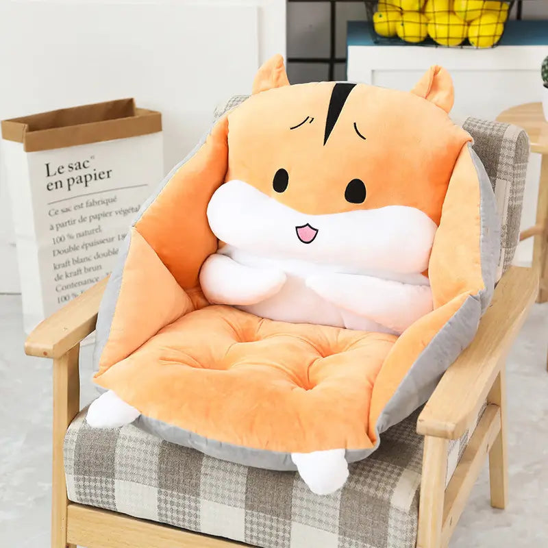 ハムスター クッション オレンジ　かわいい
