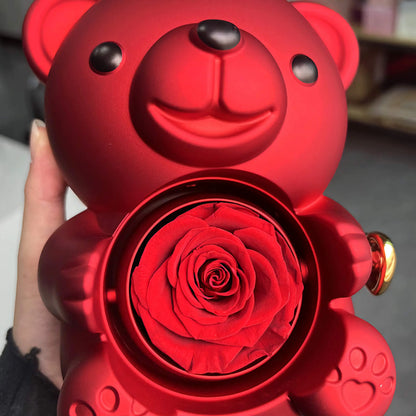 回転するクマのギフトボックス ジュエリーボックス　ギフト　誕生日プレゼント - ルクスシャル　LuxeChar