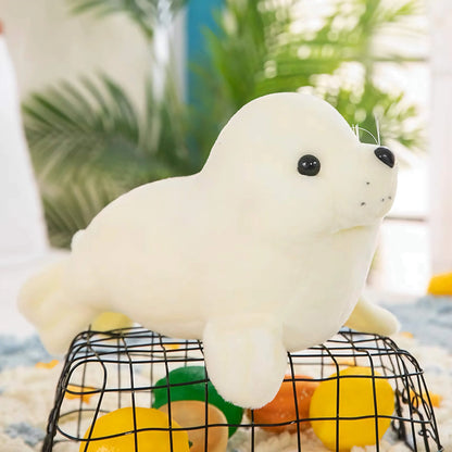 ぬいぐるみ アザラシ  小さい ホワイト 25cm 