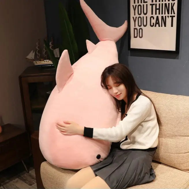 ぬいぐるみ サメ 大きい 55cm 70cm 120cm 150cm ライトブルー ピンク イエロー