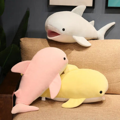 ぬいぐるみ サメ 大きい 55cm 70cm 120cm 150cm ライトブルー ピンク イエロー